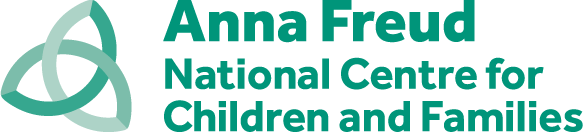 Anna Freud logo, three green links in a triangle shape